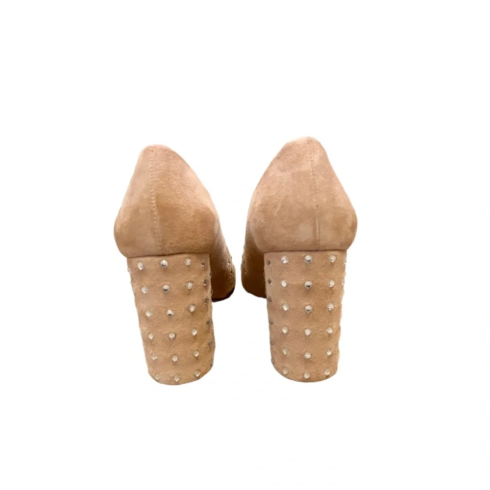 [J. Crew] Crystal Embellished Suede Heels - Picture 6 of 8